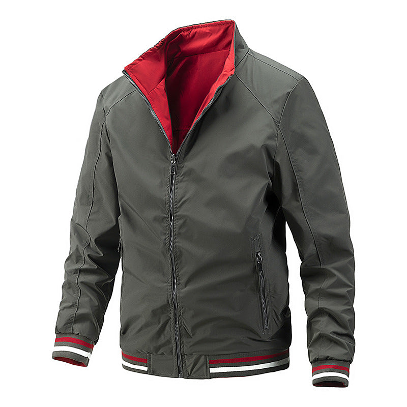 Fashion Urban Youth Leisure Simple Coat Male
