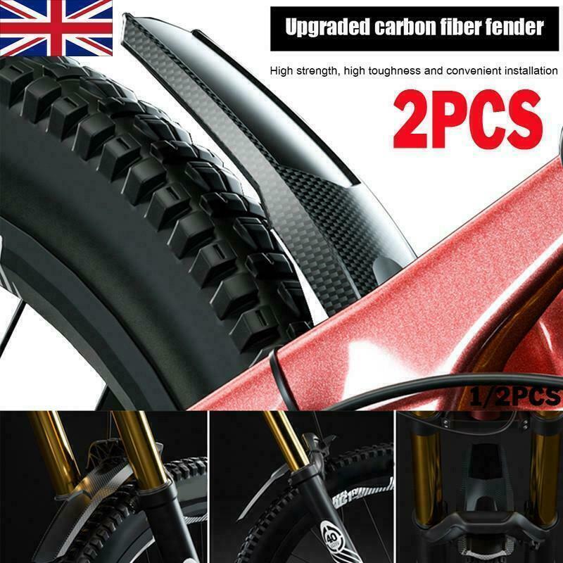 2PCS Cycling Mudguard Mud Guard Mountain Bike Bicycle Fender Front Rear Tyre