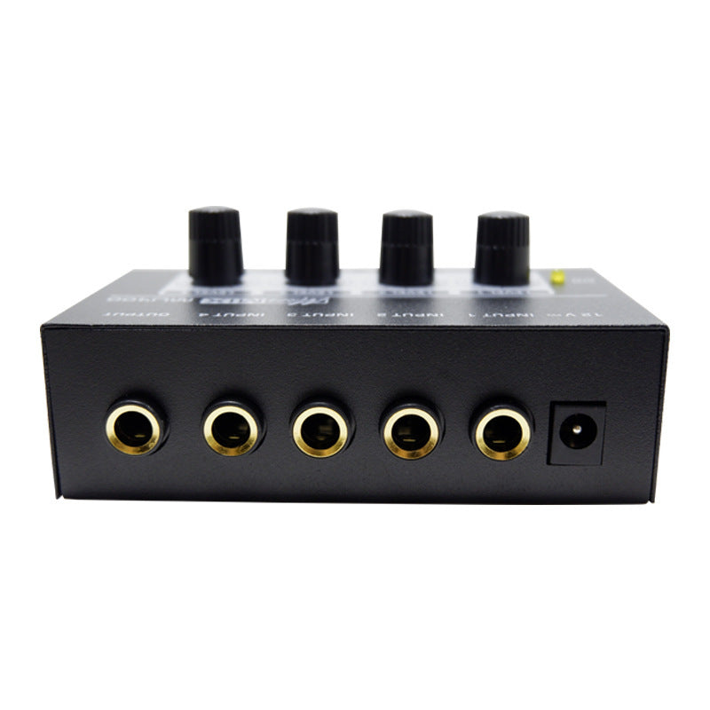 4-channel Audio Mixer Four-channel Mini Signal Mixer