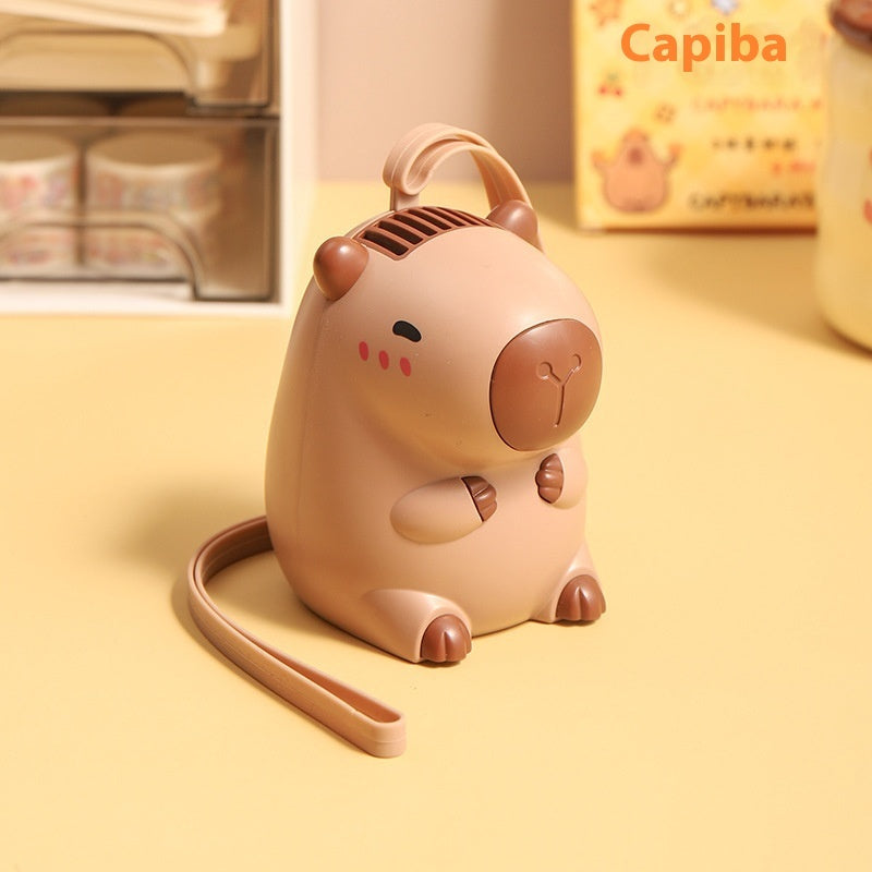 Children's Mini Halter Little Fan Usb Rechargeable Handheld Portable Electric Fan