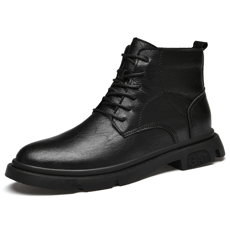 Martin Boots Men's Autumn Elevator Shoes 10cm Breathable