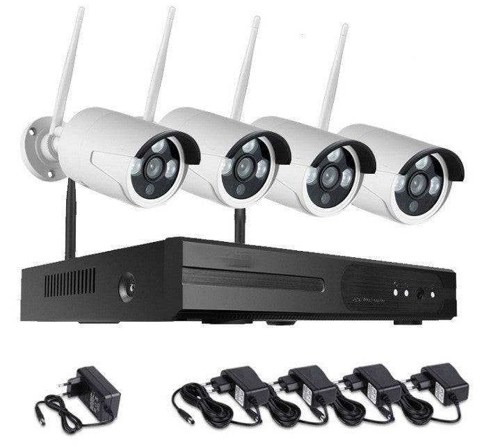 Household 4-way Wireless Monitoring System Set