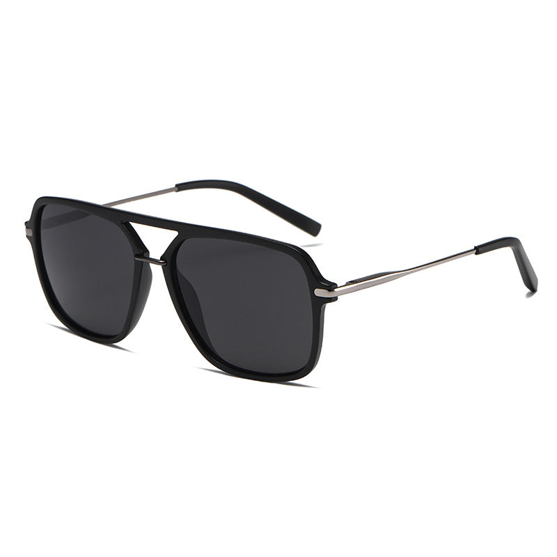 Classic Dual-Beam Sunglasses Mens Fashion Sunglasses