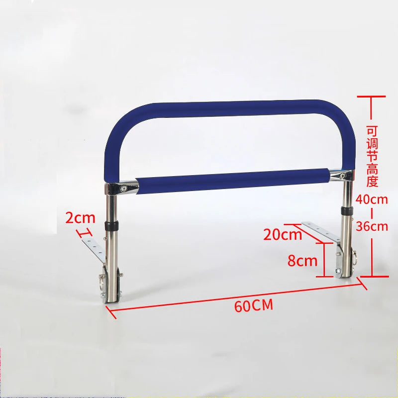 Safety Height Senior Bed Rails Side Handle Tool-Free Assembly Senior Bed Rails Elderly Sicurezza Letto Elderly Furniture