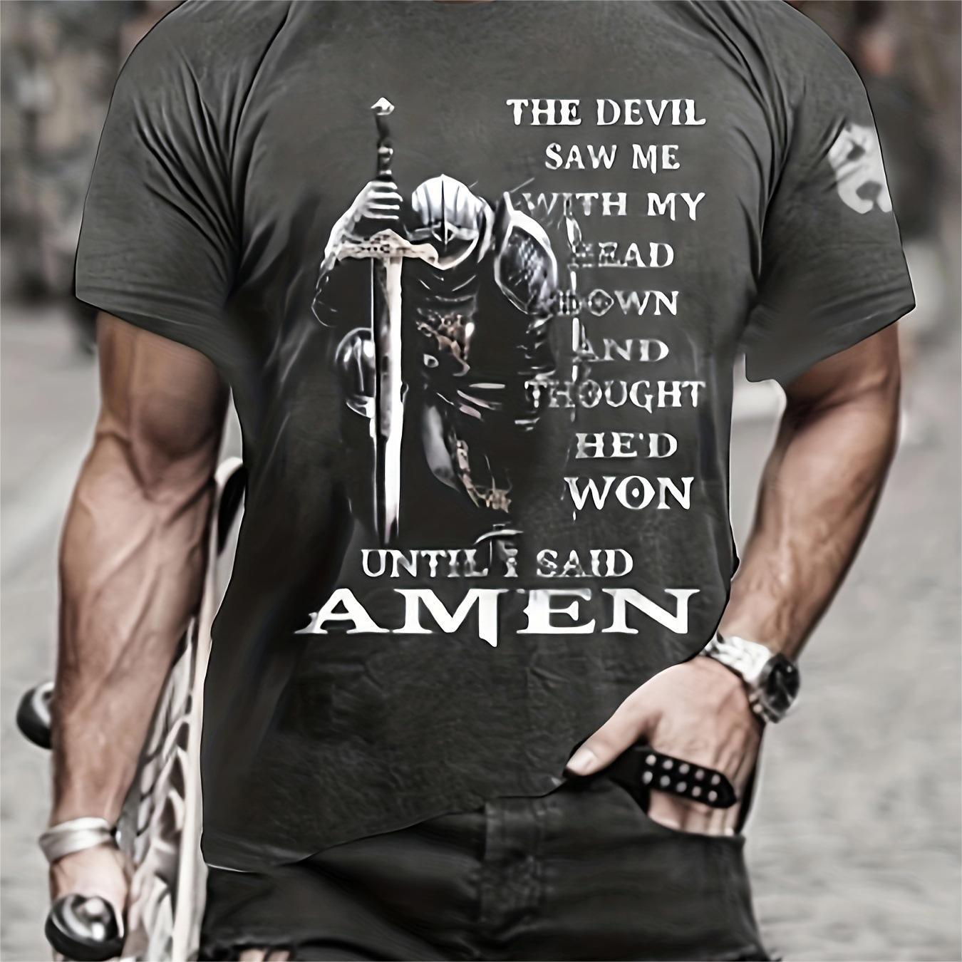 3D Printed T-shirt Men's Summer Casual Breathable Short Sleeve Top
