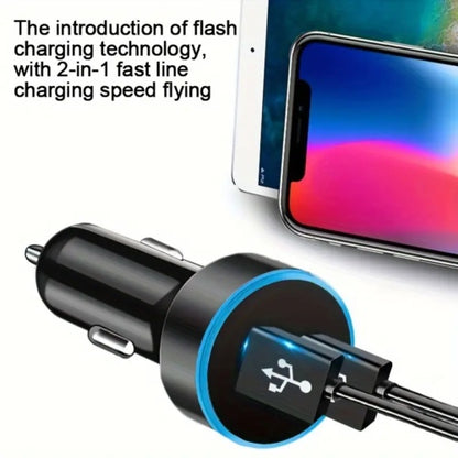 Cigarette Lighter 2 USB Charger Car Car Truck Adapter Mobile Phone Charging Plug