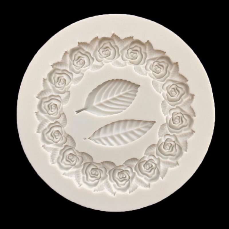 Baking Tools Leaf Liquid Silicone Mold Cake Chocolate Mold Frame Epoxy Decoration