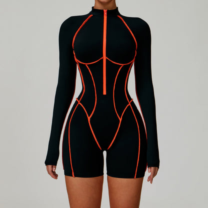 Tight Workout Clothes High-strength Sports Jumpsuit 9318