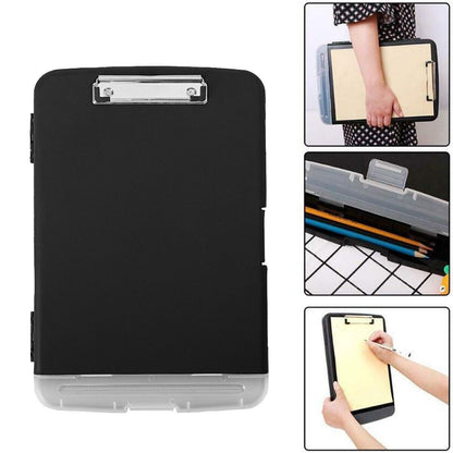 Clipboard With Storage Case Plastic A4 Clipboard Storage Box For School&office