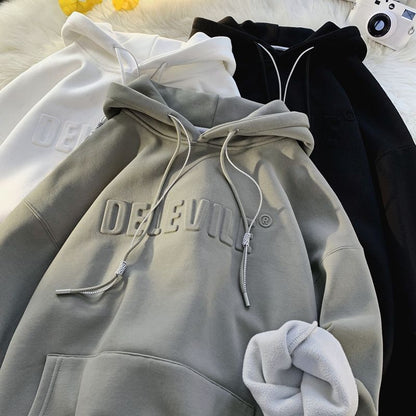 Ovsize Men's Hooded Fashion Brand American Style Loose Hoodie
