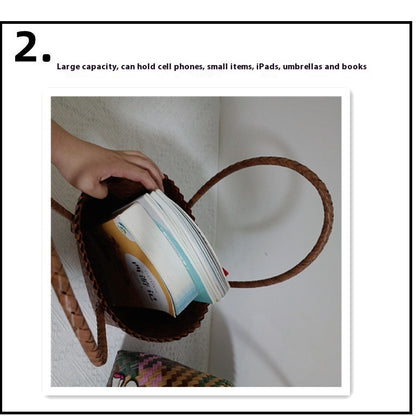 Creative Printing Bamboo Large Capacity Travel Handbag