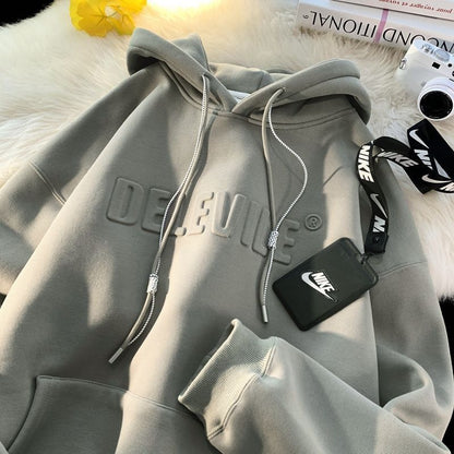 Ovsize Men's Hooded Fashion Brand American Style Loose Hoodie