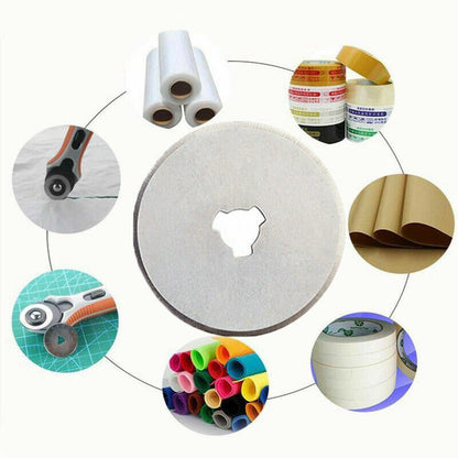 10PCS 45mm Rotary Cutter Replacement Blade Roller Cutter Blade Sewing Cutting A