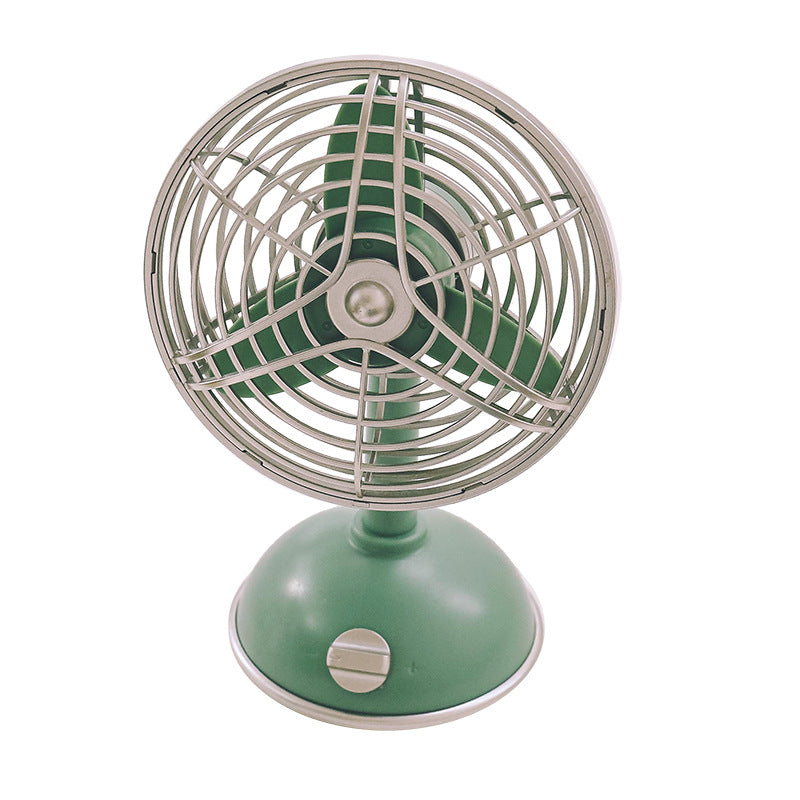 Creative Retro Little Fan Usb Charging Large Wind Fan