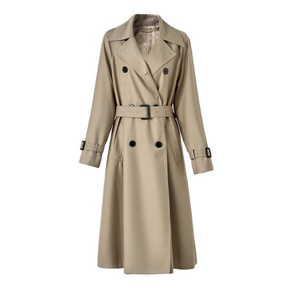 Trench Autumn And Winter Women's Mid-length High-grade Sense Petite Coats