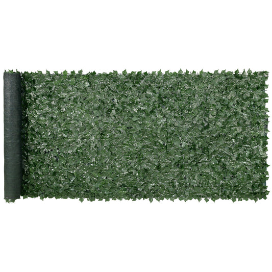 Ivy Privacy Fence, 1.5 X 4m Artificial Green Wall Screen, Greenery Ivy Fence W/ Mesh Cloth Backing And Strengthened Joint, Faux Hedges Vine Leaf Decoration For Outdoor Garden, Yard, Balcony