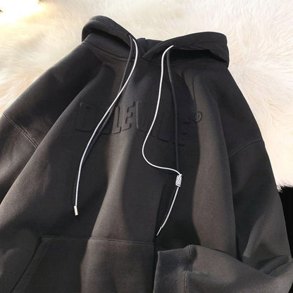 Ovsize Men's Hooded Fashion Brand American Style Loose Hoodie