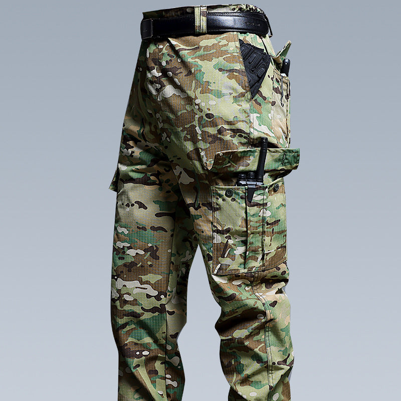 Outdoor Multi-pocket Loose-fit Durable Tactical Utility Work Pants