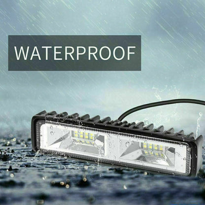 2x 48W LED Work Light Bar Flood Spot Lights Driving Lamp Offroad Car SUV 12V UK