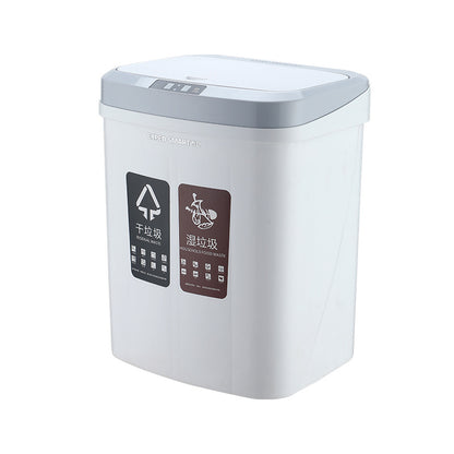Household Intelligent Induction Dry And Wet Sorting Trash Can