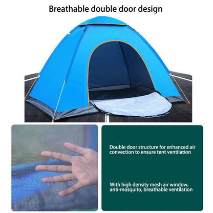 3-4 Person Automatic  Up Outdoor Hiking Camping Tent Waterproof UV Protection