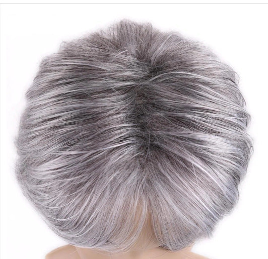 Women's Short Straight Hair Side Bangs Synthetic Wigs