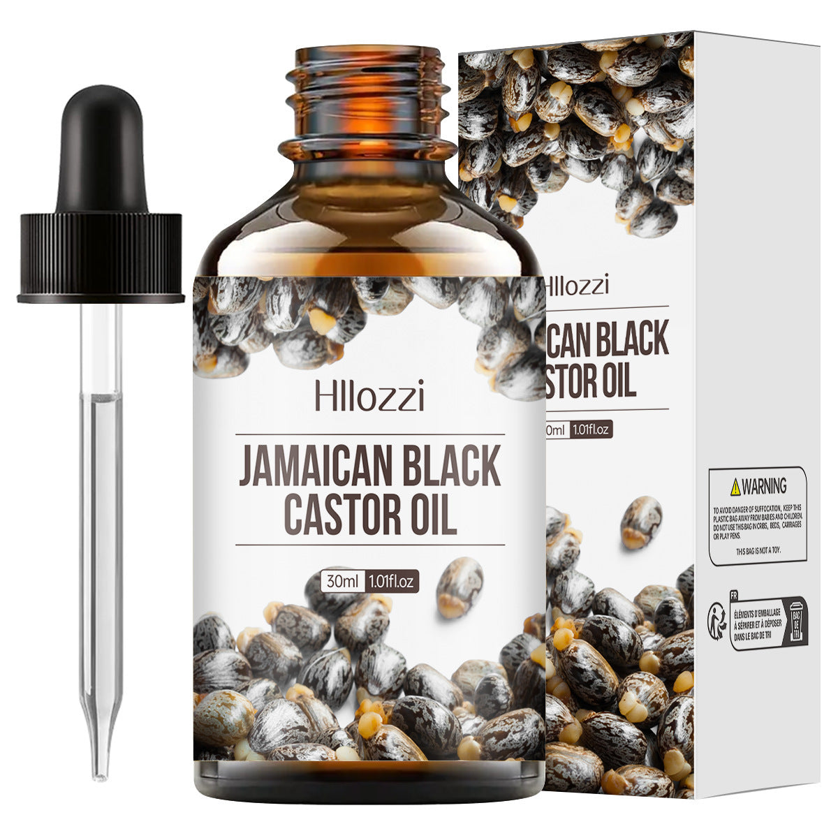30ml Organic  Oil Aromatherapy Massage Aromatic Skin Care Castor Oil