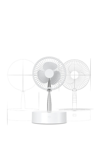 Outdoor folding fan
