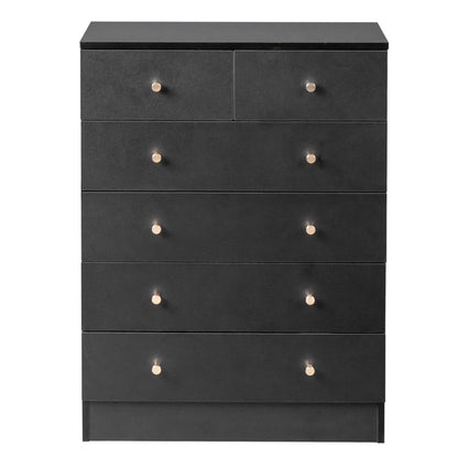 5-layer 6-drawer Filing Cabinet   Storage Cabinet   Storage Unit - Black