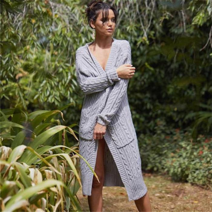 Fashion cardigan coat