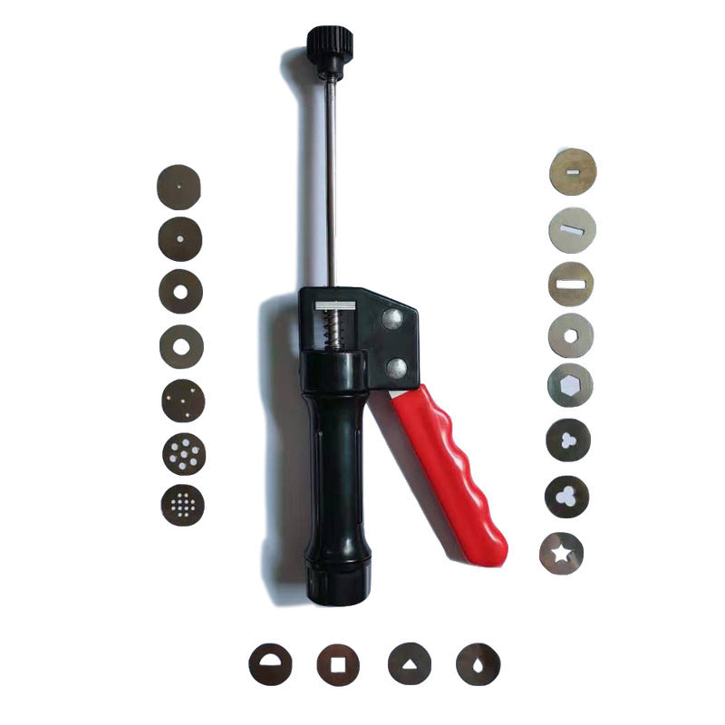 Hand-pressed soft clay squeezer decorating baking tools