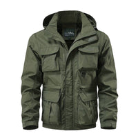 Outdoor Windproof Shell Loose Casual Multi-pocket Workwear Jacket