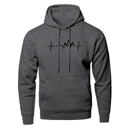 Men's Polyester Fiber Compass Hoodie