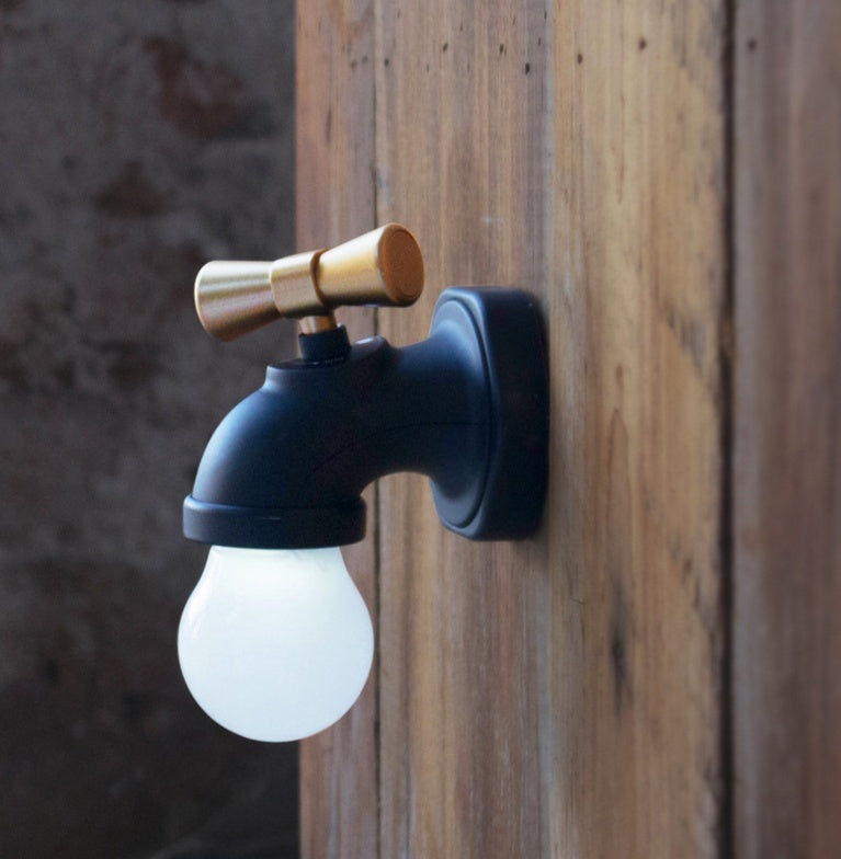 Faucet Night Lamp LED Induction Bed Lamp USB Charging Sound-controlled Night Lamp