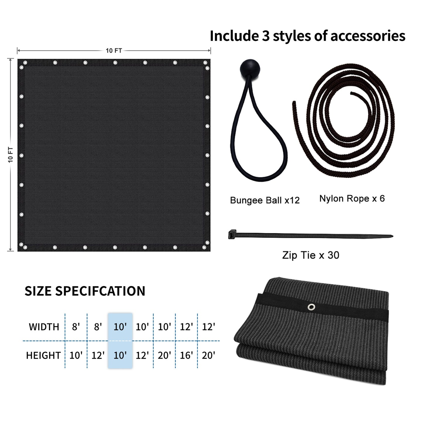 Prohibited From Sale On Amazon XISHAN Garden Network HDPE