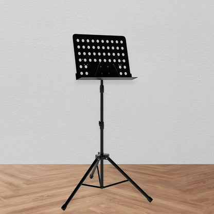 Heavy Duty Orchestral Music Stand Folding Adjustable Sheet Stand Tripod Base