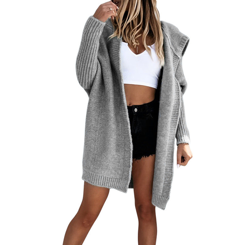 Loose knit cardigan