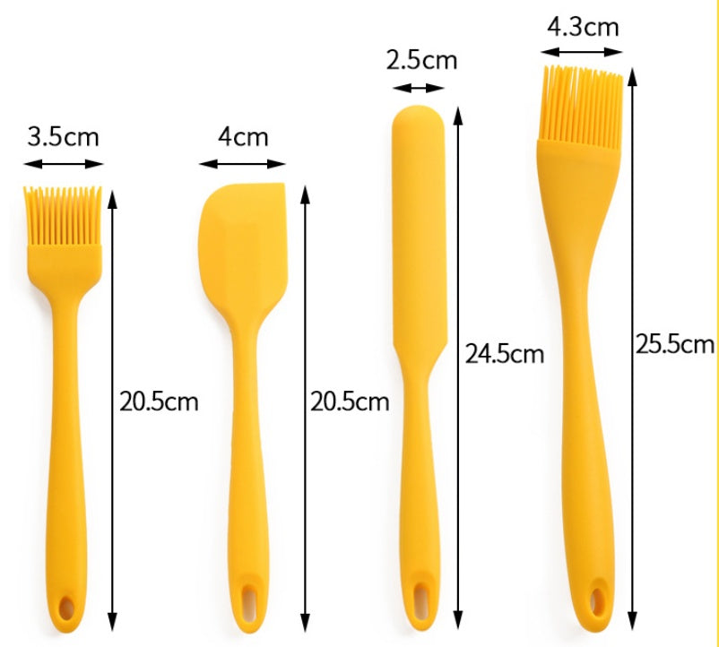 Baking tools high temperature resistant silicone spatula