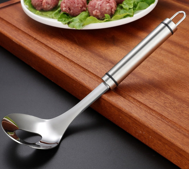 Stainless Steel Meatball Maker – Non-Stick Meatball & Melon Baller Scoop