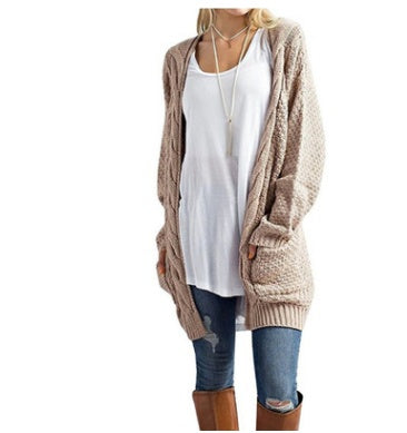 Long-sleeved cardigan in a long-sleeved cardigan