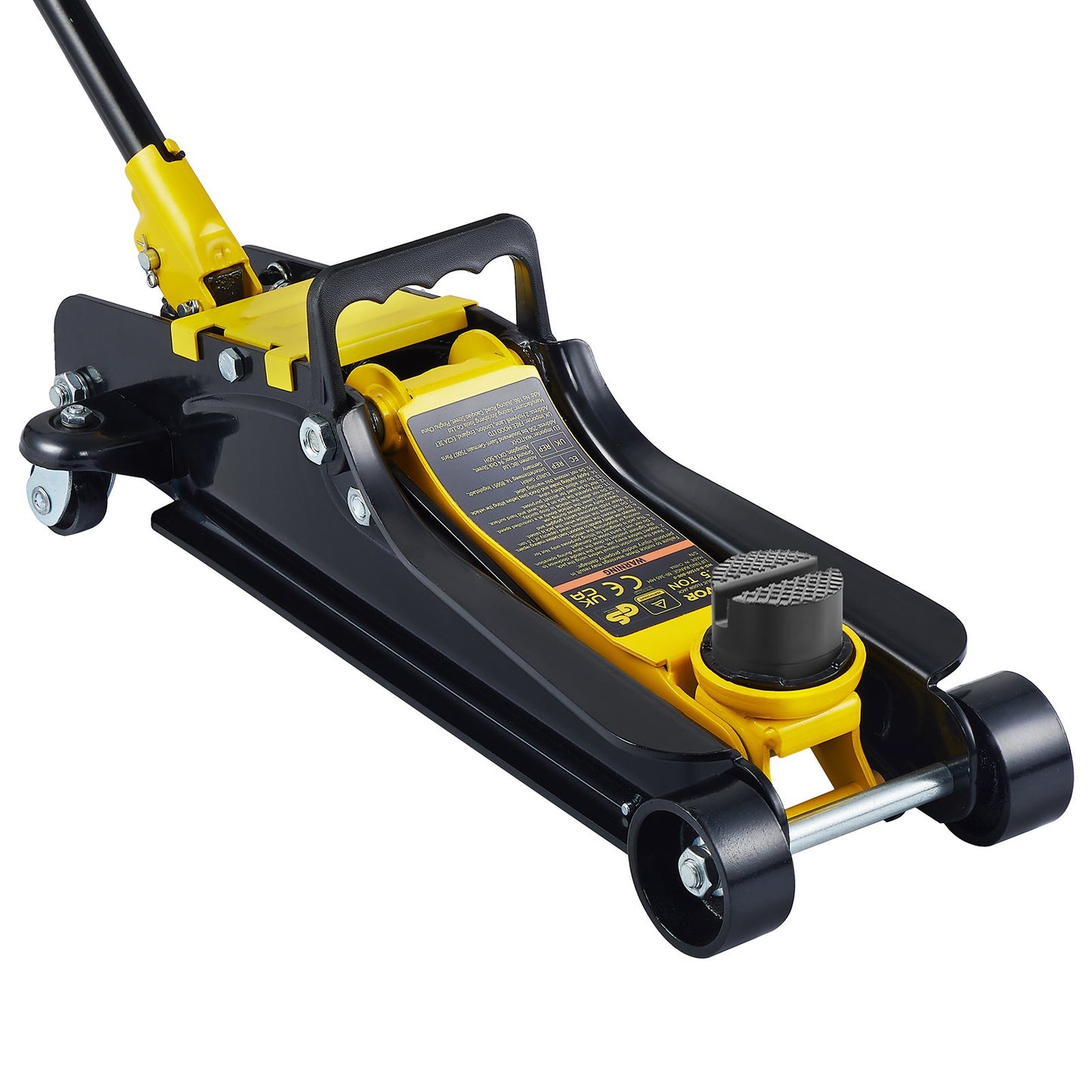 VEVOR Low Profile Floor Jack 2.5 Ton Heavy Steel Single Piston HydraulicPump