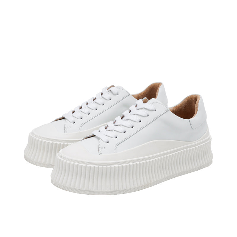 Thick Bottom Inside Increase Small White Shoe Female INS Tide