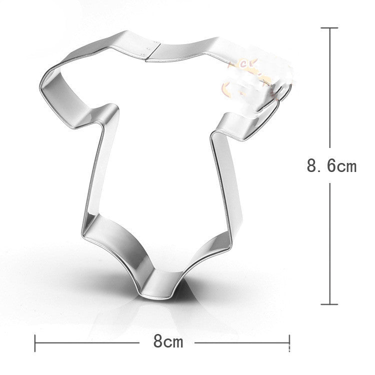 Baby Clothes Cookies Cutter Stainless Steel Biscuit Cake Mold Kitchen Baking Tools