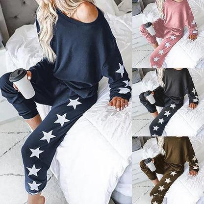 Casual Tracksuit Women 2 Piece Set Suit