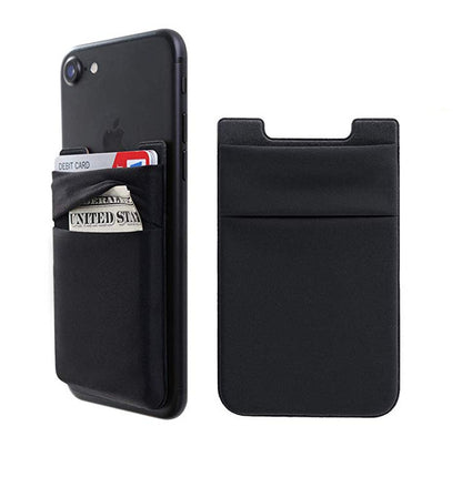 Best-Selling Lycra Card Holder U-Shaped Dual-Card Mobile Phone Card Sticker Student Card Holder 3m Glue Phone Back Sticker