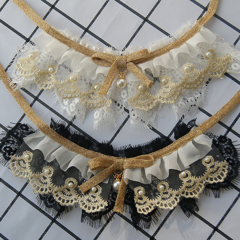 Cat Scarf Lace Dog Scarf Triangle Scarf