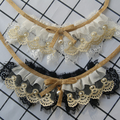 Cat Scarf Lace Dog Scarf Triangle Scarf