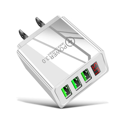 Digital Display Charger Digital Display Quick Charger Smart Phone Charging Head