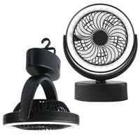 Portable LED Camping Lantern Light With Fan Flashlight Ceiling Fans For Outdoor Hiking Fishing Emergency Tent Lamp Night Light