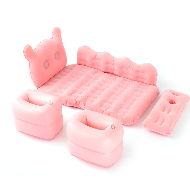 Car Traveling Bed Suv Car Is Suitable For Cartoon Folding In Car Inflatable Cushion Bed Car Inflatable Bed